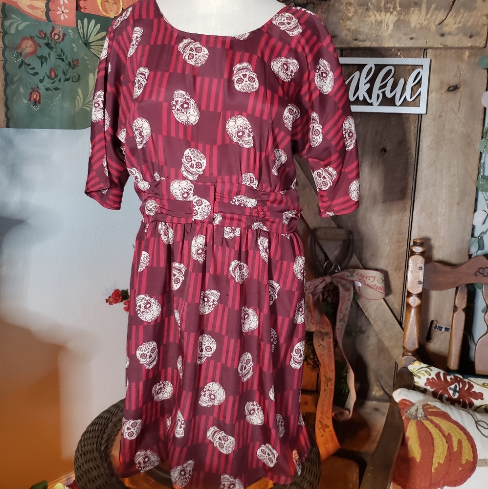 Xhileration Sugar Skull Dress